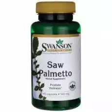 SWANSON Saw Palmetto 540mg 100kaps Artykuły Spożywcze Produkty dietetyczne Suplementy