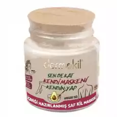 Dermokil Avocado Powder Clay Mask maseczka z glinki w proszku z awokado 220ml Zdrowie i uroda Kosmetyki i akcesoria Pielęgnacja twarzy Maseczki