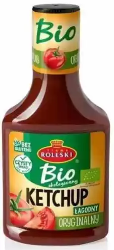 Ketchup oryginalny BEZGL BIO 340 g Artykuły Spożywcze Sosy