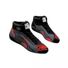 Buty rajdowe OMP SPORT MY22 czarnoczerwone FIA Motoryzacja Sporty Motorowe Odzież Rajdowa