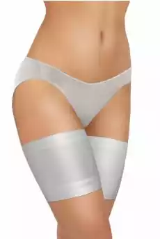 Sesto Senso Thigh Bands gładka biała Opaska na uda Zdrowie i uroda Zdrowie Rehabilitacja Opaski elastyczne