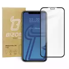 Szkło hartowane Bizon Glass Edge do iPhone 11 Pro Xs czarne Telefony i akcesoria Akcesoria telefoniczne Folie ochronne