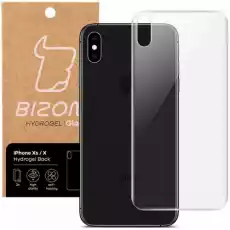 Folia hydrożelowa na tył Bizon Glass Hydrogel iPhone Xs X 2 sztuki Telefony i akcesoria Akcesoria telefoniczne Folie ochronne