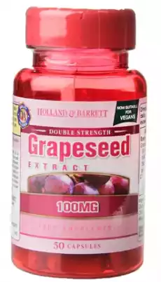 Grapeseed Extract 50 kapsułek Holland Barrett Zdrowie i uroda Zdrowie Witaminy minerały suplementy diety