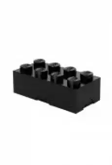 Lunchbox klocek LEGO czarny Sport i rekreacja Odżywki i suplementy Bidony i shakery
