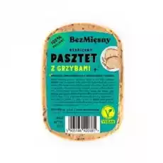 Bezmięsny Pasztet z grzybami 125 g BEZMIĘSNY MIĘSNY Artykuły Spożywcze