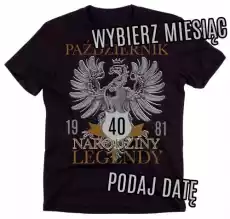 personalizowana koszulka na urodziny dla faceta Odzież obuwie dodatki Odzież męska Koszulki męskie