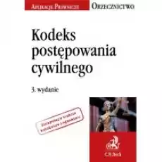 Kodeks postępowania cywilnego Orzecznictwo Aplikanta Książki Prawo akty prawne