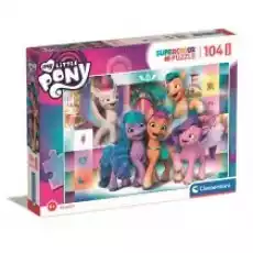 Puzzle maxi 104 el Supercolor My Little Pony 23763 Clementoni Dla dziecka Zabawki Puzzle