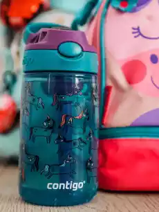 Bidon butelka dla dzieci Contigo Easy Clean 420ml Unicorn Dla dziecka Akcesoria dla dzieci Karmienie dziecka Kubki do nauki picia