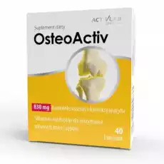 OsteoActiv x 40 kapsułek Zdrowie i uroda Zdrowie Leki