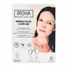 Wrinkle Filler AntiAge Tissue Face Neck Mask przeciwzmarszczkowa maska w płachcie na twarz i szyję z kwasem hialuronowym 30 Zdrowie i uroda Kosmetyki i akcesoria Pielęgnacja twarzy Maseczki