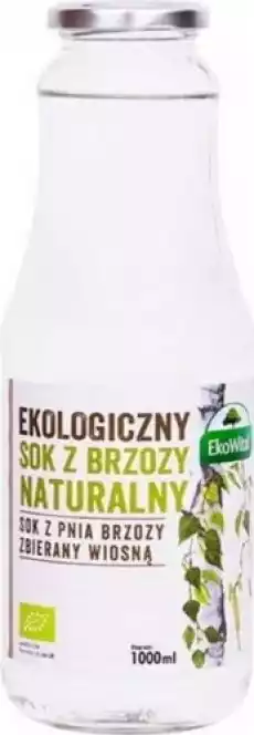 Sok z brzozy BIO 1 l EkoWital Artykuły Spożywcze Produkty dietetyczne Soki