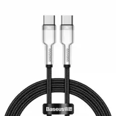 Kabel Baseus Cafule 100W 5A USBC do USBC 1m czarny Telefony i akcesoria Akcesoria telefoniczne