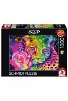 Puzzle 1000 Sheena Pike Kolorowy lampart Dla dziecka Zabawki Puzzle