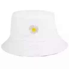 BUCKET HAT czapka KAPELUSZ RYBACKI biały czarny Odzież obuwie dodatki Galanteria i dodatki Nakrycia głowy Kapelusze