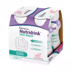 Nutridrink Skin Repair o smaku truskawkowym 4 x 200 ml Zdrowie i uroda Zdrowie