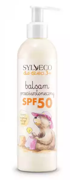 Sylveco dla dzieci Balsam przeciwsłoneczny SPF 50 300ml Zdrowie i uroda Kosmetyki i akcesoria Pielęgnacja ciała