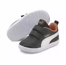 Buty sportowe dziecięce Puma Courtflex V2 V Inf czarne 37154409 Odzież obuwie dodatki