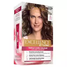 LOREAL Excellence Creme farba do włosów 60 Naturalny Ciemny Blond Zdrowie i uroda Kosmetyki i akcesoria Pielęgnacja i stylizacja włosów Farby i szampony koloryzujące