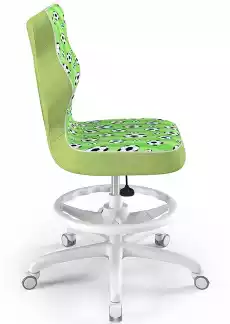 Ergonomiczne krzesło do biurka Petit White rozmiar 6 159188 cm z podnóżkiem i wzorami Dom i ogród Meble GabinetPokój dzienny FoteleKrzesła obrotowe