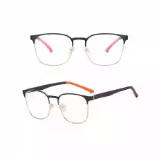 Solidne okulary zerówki do komputera BLUE LIGHT czarnozłote z flexami 25126C Odzież obuwie dodatki Galanteria i dodatki Okulary Okulary do komputera