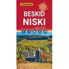 Mapa turystyczna Beskid Niski 150 000 Książki Literatura podróżnicza