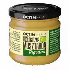 Musztarda Łagodna Bio 180 g Octim Artykuły Spożywcze