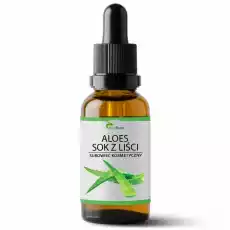 Aloes Sok z Liści Surowiec Kosmetyczny 50 ml Vitafarm Artykuły Spożywcze