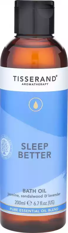 Sleep Better Bath Oil Olejek do kąpieli Jaśmin Drzewo sandałowe Lawenda 200 ml Zdrowie i uroda Kosmetyki i akcesoria Kosmetyki i akcesoria do kąpieli Płyny i olejki do kąpieli