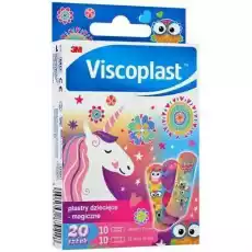 Viscoplast plastry dla dzieci magiczne 20 sztuk Zdrowie i uroda