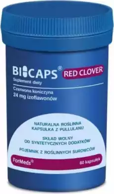 Bicaps Czerwona koniczyna Red Clover 300 mg 60 kapsułek ForMeds Zdrowie i uroda Zdrowie Witaminy minerały suplementy diety