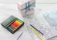 KREDKI POLYCHROMOS FABERCASTELL 36 KOLORÓW STUDIO BOX Biuro i firma Akcesoria biurowe Artykuły plastyczne