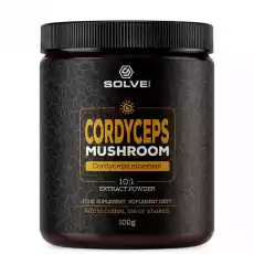 SOLVE LABS CORDYCEPS EKSTRAKT 101 PROSZEK 100G Zdrowie i uroda Zdrowie Witaminy minerały suplementy diety