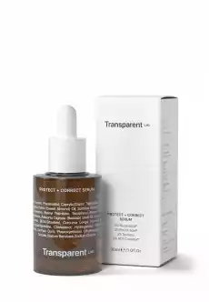 Transparent Lab Protect Correct Serum Serum przeciwstarzeniowe pełne witamin 30ml Zdrowie i uroda Kosmetyki i akcesoria Pielęgnacja twarzy Serum do twarzy