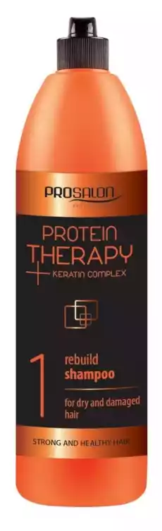 Chantal Prosalon Protein Therapy Keratin Complex 1 Shampoo For Dry And Damaged Hair szampon odbudowujący Keratyna Ekstrakt z A Zdrowie i uroda Kosmetyki i akcesoria Pielęgnacja i stylizacja włosów Szampony do włosów