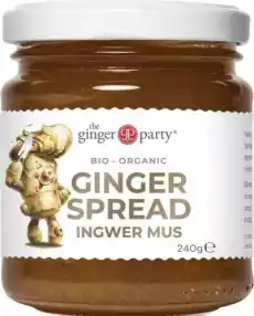 MUS IMBIROWY BIO 240 g GINGER PEOPLE Artykuły Spożywcze Dżemy i konfitury