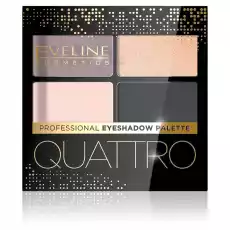 EVELINE Quattro Professional Eyeshadow Palette 02 72g Zdrowie i uroda Kosmetyki i akcesoria Makijaż i demakijaż Makijaż oczu