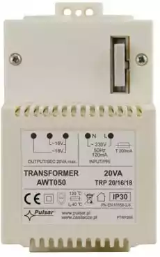 Transformator PULSAR AWT050 TRP 20VA16V18V Biuro i firma Monitoring Akcesoria do monitoringu