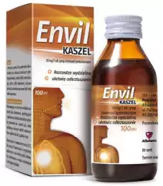 ENVIL KASZEL Syrop 30mg5ml 100ml Zdrowie i uroda Zdrowie Leki Przeziębienie i grypa