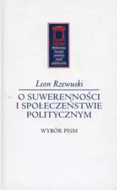 O suwerenności i społeczeństwie politycznym Książki Polityka