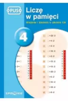 Liczę w pamięci 4 Mnożenie i dzielenie w zakresie 100 Książki Podręczniki i lektury