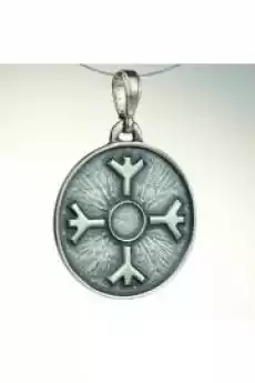 Amulet Ochronny Algiz oksydowany Gadżety Ezoteryka