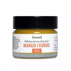 Iossi Mango i Kokos delikatny cukrowy peeling do ust 15ml Zdrowie i uroda Kosmetyki i akcesoria Pielęgnacja twarzy Peelingi i scruby do twarzy