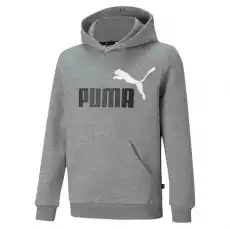 Bluza z kapturem chłopięca Puma ESS 2 COL BIG LOGO szara 58698703 Odzież obuwie dodatki Bluzy i swetry