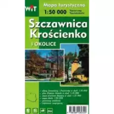 Mapa turystyczna Szczawnica Krościenko i okolice 150 000 Książki Literatura podróżnicza