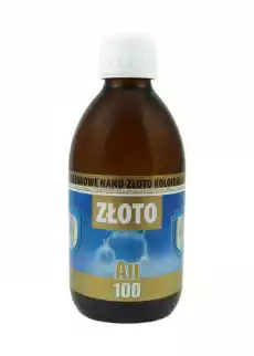 Pro Aktiv Nano Złoto Koloidalne 10Ppm 300Ml Zdrowie i uroda Zdrowie Medycyna naturalna