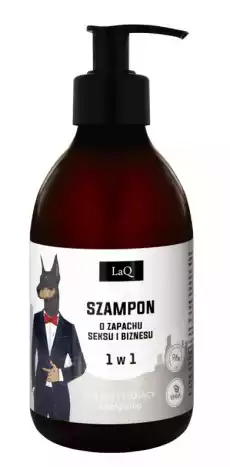 LaQ Doberman szampon dla facetów 1w1 300ml Zdrowie i uroda Kosmetyki i akcesoria Pielęgnacja i stylizacja włosów Szampony do włosów