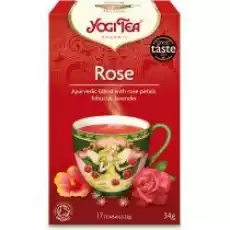 Yogi Tea Herbatka tao rose 17 x 2 g Bio Artykuły Spożywcze Herbata