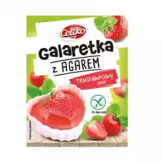 Galaretka z Agarem Truskawkowa Bez Glutenu 45 g Celiko Artykuły Spożywcze